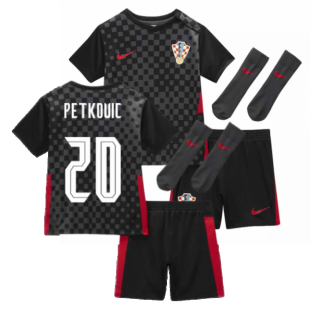 2020-2021 Croatia Little Boys Away Mini Kit (PETKOVIC 20)