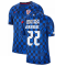 2020-2021 Croatia Pre-Match Training Shirt (Blue) - Kids (JURANOVIC 22)