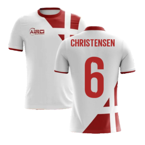 2023-2024 Denmark Away Concept Football Shirt (Christensen 6) - Kids