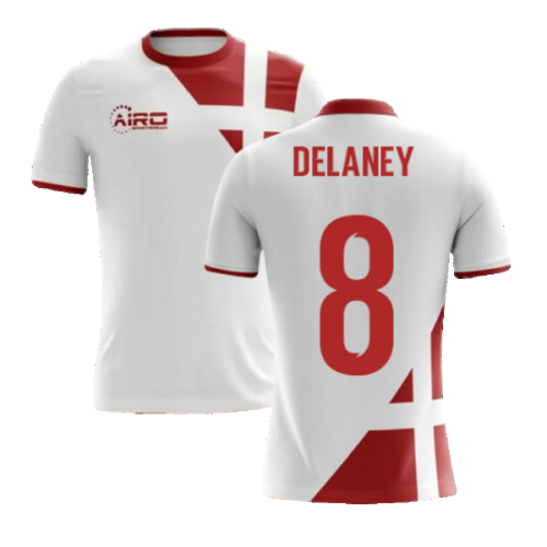 2025-2026 Denmark Away Concept Football Shirt (Delaney 8) - Kids