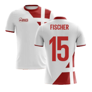2023-2024 Denmark Away Concept Football Shirt (Fischer 15) - Kids