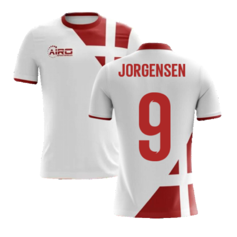 2023-2024 Denmark Away Concept Football Shirt (Jorgensen 9) - Kids