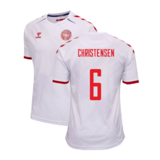2020-2021 Denmark Away Shirt (CHRISTENSEN 6)