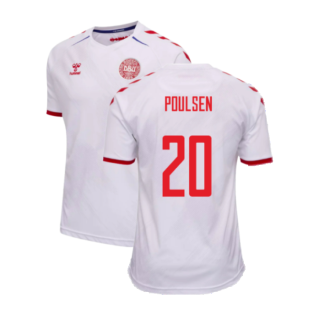 2020-2021 Denmark Away Shirt (POULSEN 20)