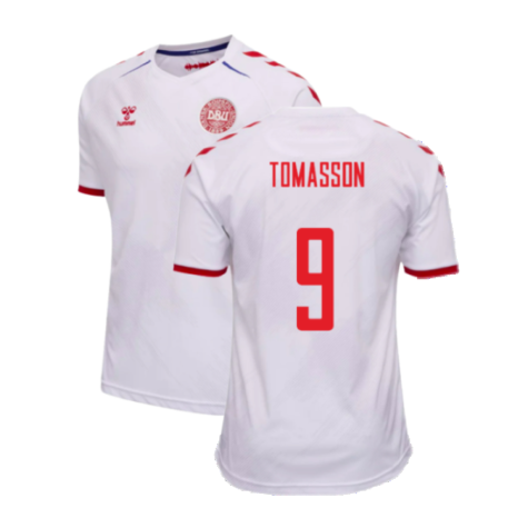 2020-2021 Denmark Away Shirt (TOMASSON 9)