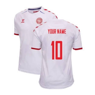 2020-2021 Denmark Away Shirt (Your Name)