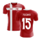 2023-2024 Denmark Flag Concept Football Shirt (Fischer 15)