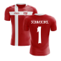 2023-2024 Denmark Flag Concept Football Shirt (Schmeichel 1) - Kids