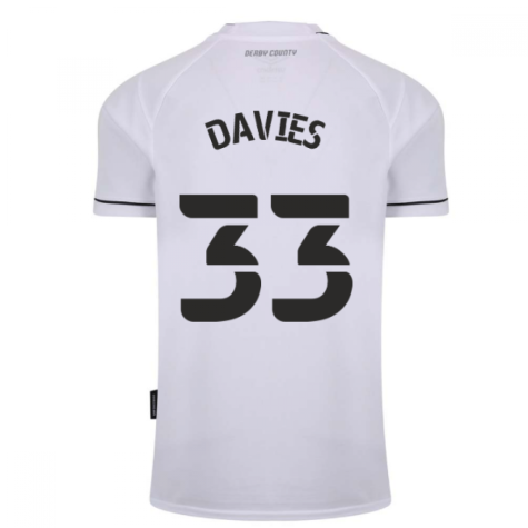 2020-2021 Derby County Home Football Shirt (DAVIES 33)