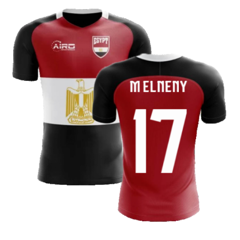 2023-2024 Egypt Flag Concept Football Shirt (M Elneny 17) - Kids