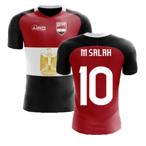 2023-2024 Egypt Flag Concept Football Shirt (M Salah 10) - Kids