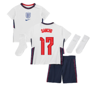 2020-2021 England Home Nike Baby Kit (Sancho 17)