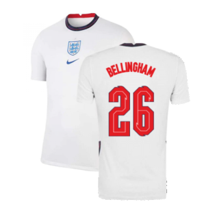 2020-2021 England Home Nike Football Shirt (Bellingham 26)