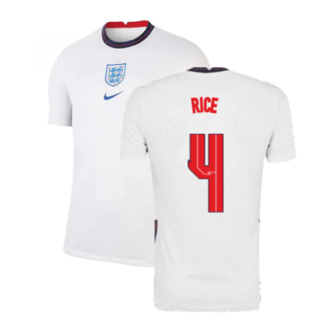 2020-2021 England Home Nike Football Shirt (Rice 4)