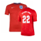 2020-2021 England Pre-Match Training Shirt (Red) (Alexander Arnold 22)