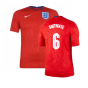 2020-2021 England Pre-Match Training Shirt (Red) (SOUTHGATE 6)