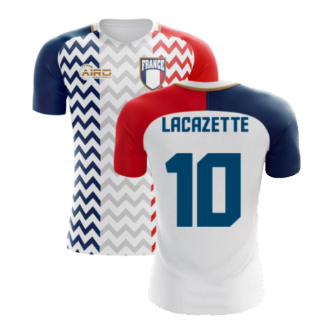 2023-2024 France Away Concept Shirt (Lacazette 10) - Kids