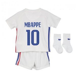 2020-2021 France Away Nike Baby Kit (MBAPPE 10)