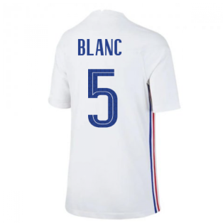 2020-2021 France Away Nike Football Shirt (Kids) (BLANC 5)