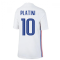 2020-2021 France Away Nike Football Shirt (Kids) (PLATINI 10)