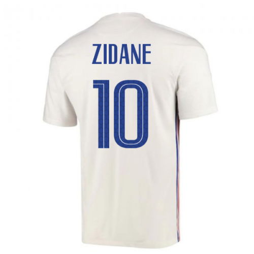 2020-2021 France Away Nike Football Shirt (ZIDANE 10)