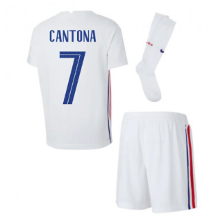 2020-2021 France Away Nike Little Boys Mini Kit (CANTONA 7)