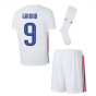 2020-2021 France Away Nike Little Boys Mini Kit (GIROUD 9)