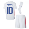 2020-2021 France Away Nike Little Boys Mini Kit (MBAPPE 10)