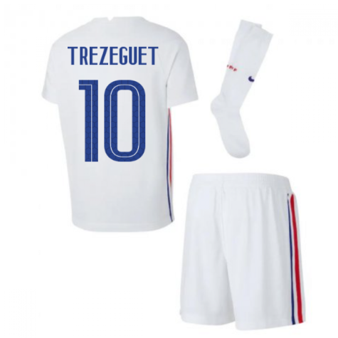 2020-2021 France Away Nike Little Boys Mini Kit (TREZEGUET 10)