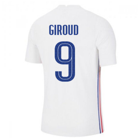 2020-2021 France Away Nike Vapor Match Shirt (GIROUD 9)