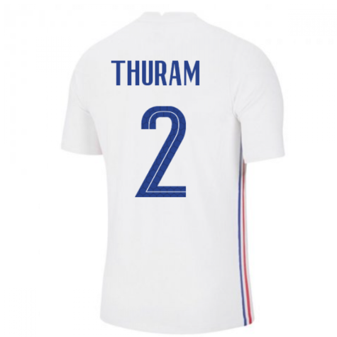 2020-2021 France Away Nike Vapor Match Shirt (THURAM 2)