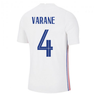 2020-2021 France Away Nike Vapor Match Shirt (VARANE 4)