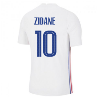 2020-2021 France Away Nike Vapor Match Shirt (ZIDANE 10)