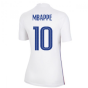 2020-2021 France Away Nike Womens Shirt (MBAPPE 10)