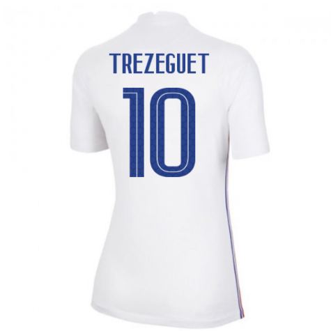 2020-2021 France Away Nike Womens Shirt (TREZEGUET 10)