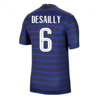 2020-2021 France Home Nike Football Shirt (DESAILLY 6)