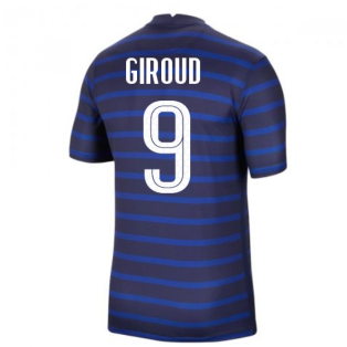 2020-2021 France Home Nike Football Shirt (GIROUD 9)