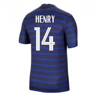 2020-2021 France Home Nike Football Shirt (HENRY 14)
