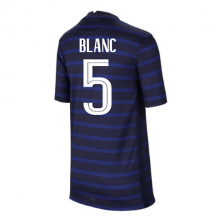 2020-2021 France Home Nike Football Shirt (Kids) (BLANC 5)