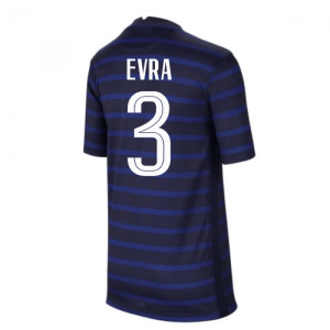 2020-2021 France Home Nike Football Shirt (Kids) (EVRA 3)