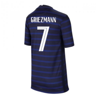 2020-2021 France Home Nike Football Shirt (Kids) (GRIEZMANN 7)