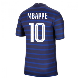 2020-2021 France Home Nike Football Shirt (MBAPPE 10)