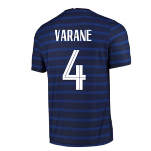 2020-2021 France Home Nike Vapor Match Shirt (VARANE 4)