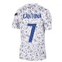 2020-2021 France Nike Dry Pre-Match Training Shirt (White) (CANTONA 7)