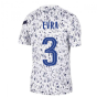 2020-2021 France Nike Dry Pre-Match Training Shirt (White) (EVRA 3)