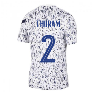 2020-2021 France Nike Dry Pre-Match Training Shirt (White) (THURAM 2)