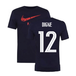 2020-2021 France Nike Ground Tee (Obsidian) (Digne 12)