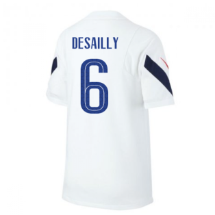 2020-2021 France Nike Training Shirt (White) (DESAILLY 6)