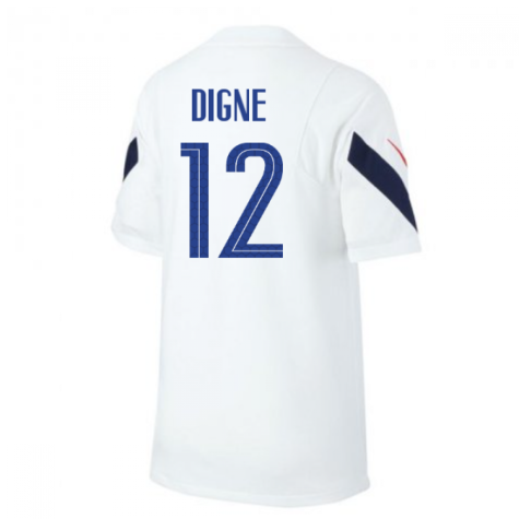 2020-2021 France Nike Training Shirt (White) - Kids (Digne 12)