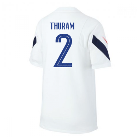 2020-2021 France Nike Training Shirt (White) - Kids (THURAM 2)
